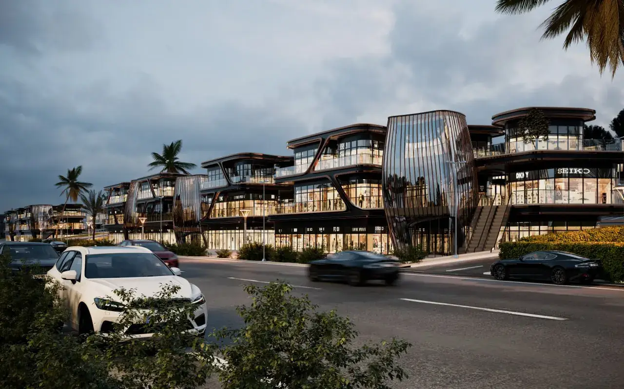 Madinah Commercial Center — completed exterior