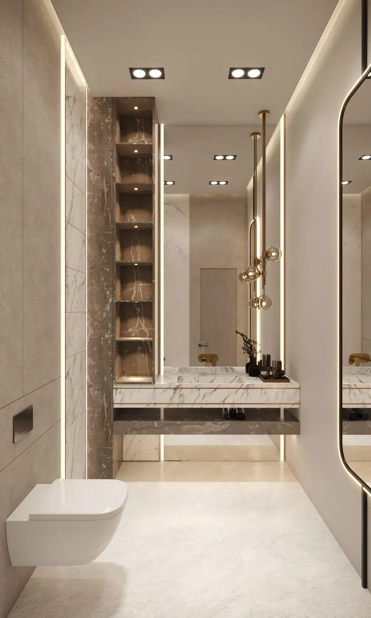 Abdollah's Home bathroom detail