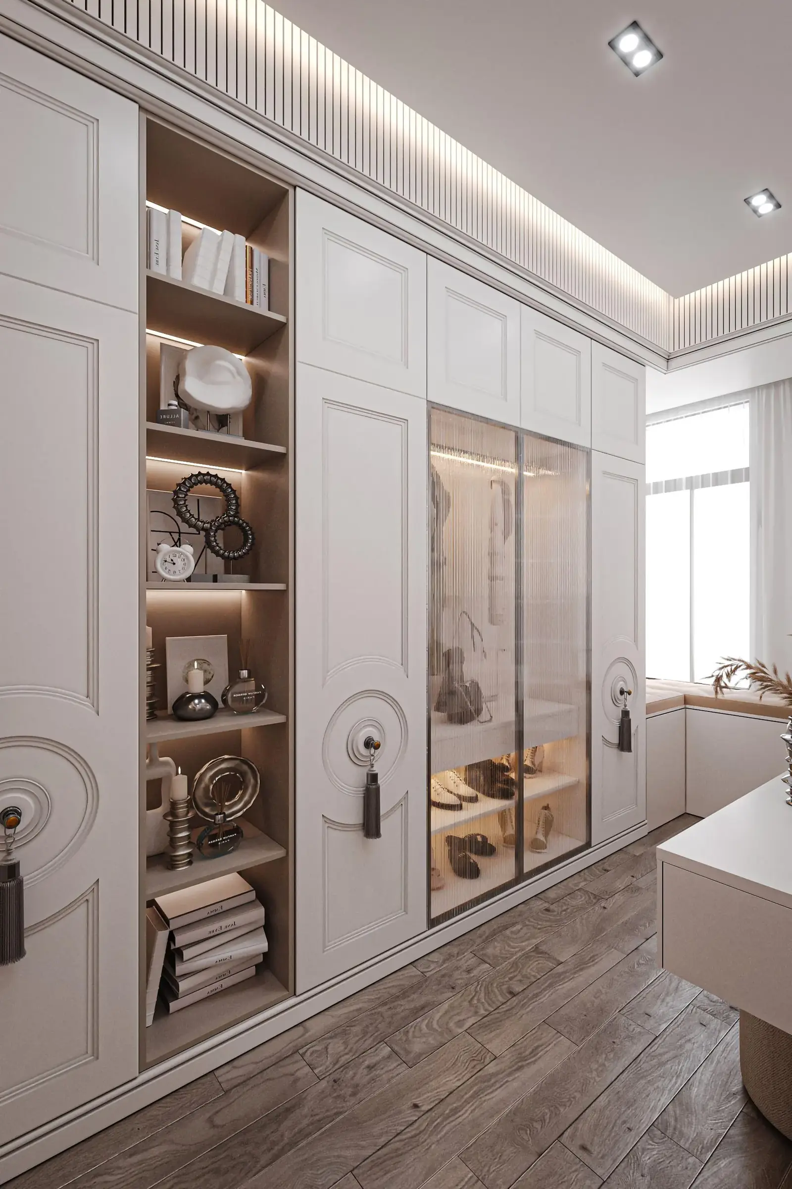 Abdollah's Home walk-in closet