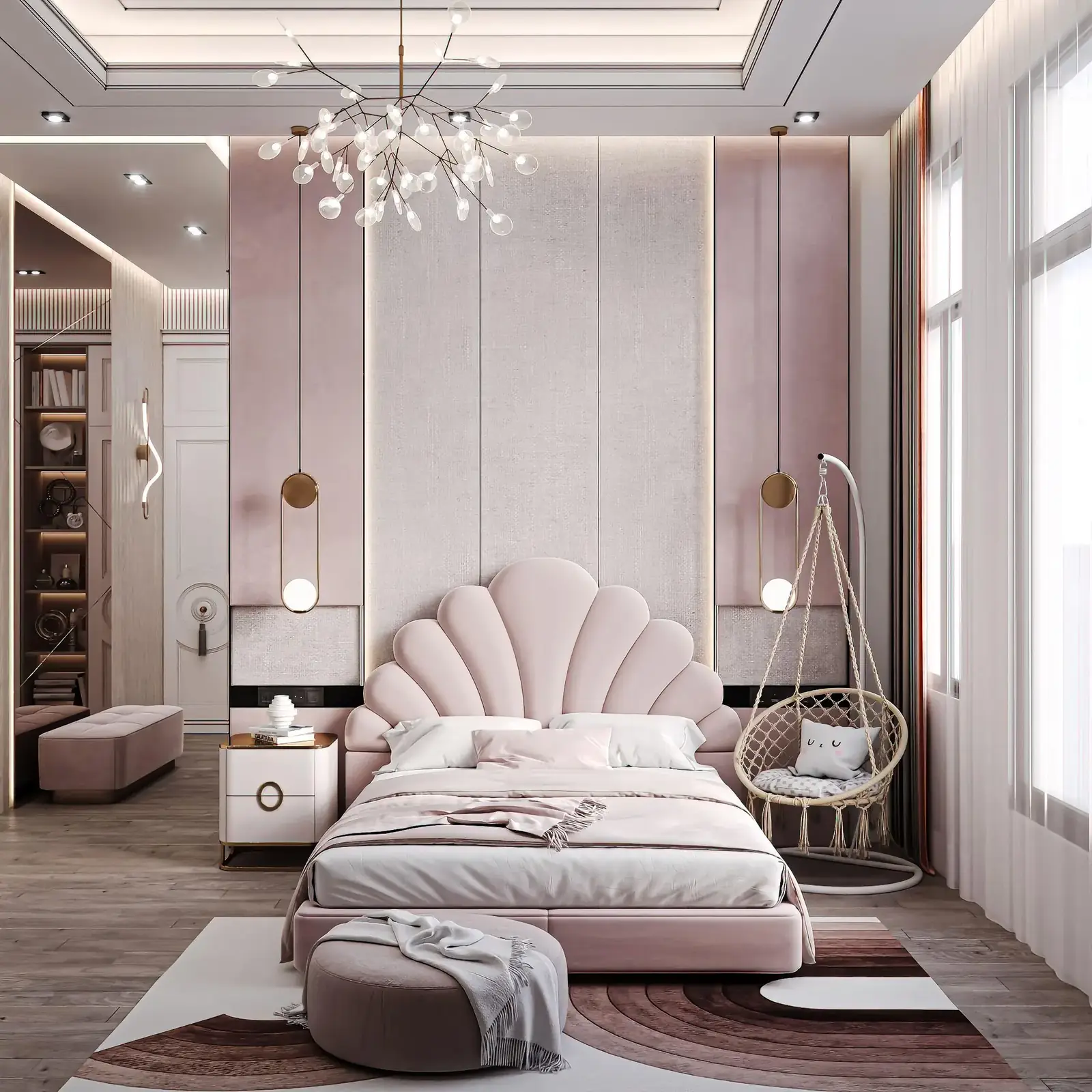 Abdollah's Home master bedroom