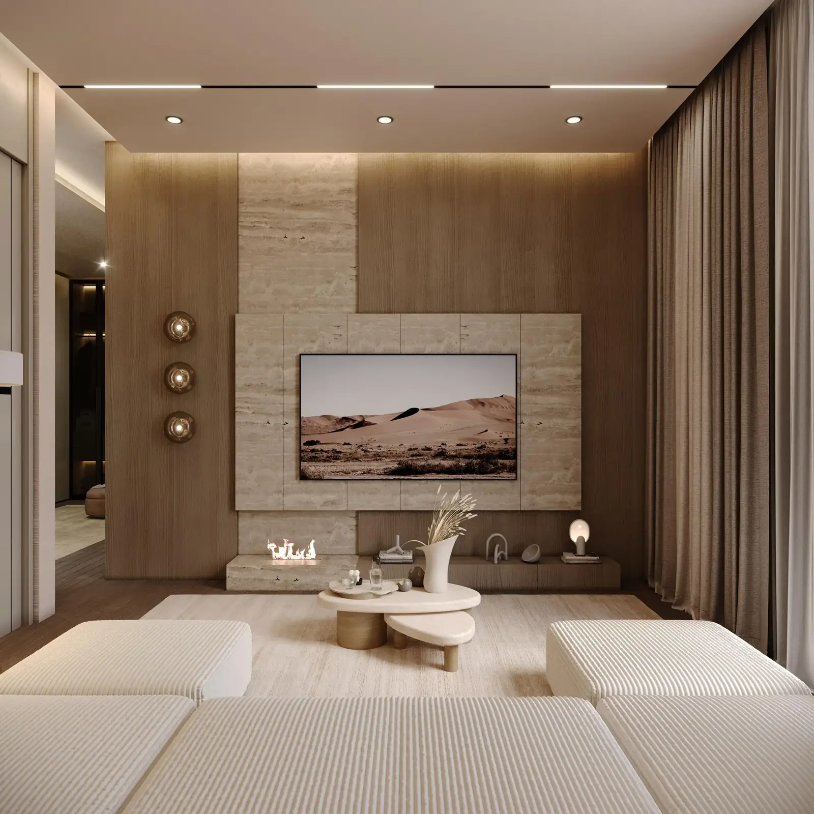 Om Razi Home living room detail