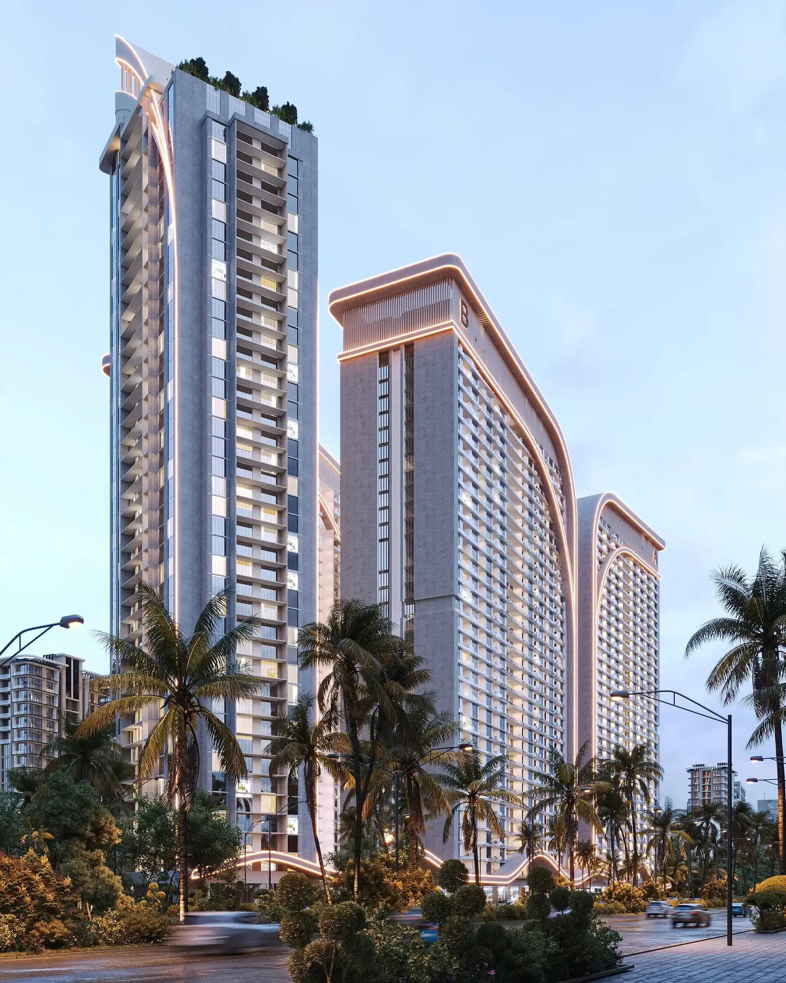 Crown Tower — primary exterior view