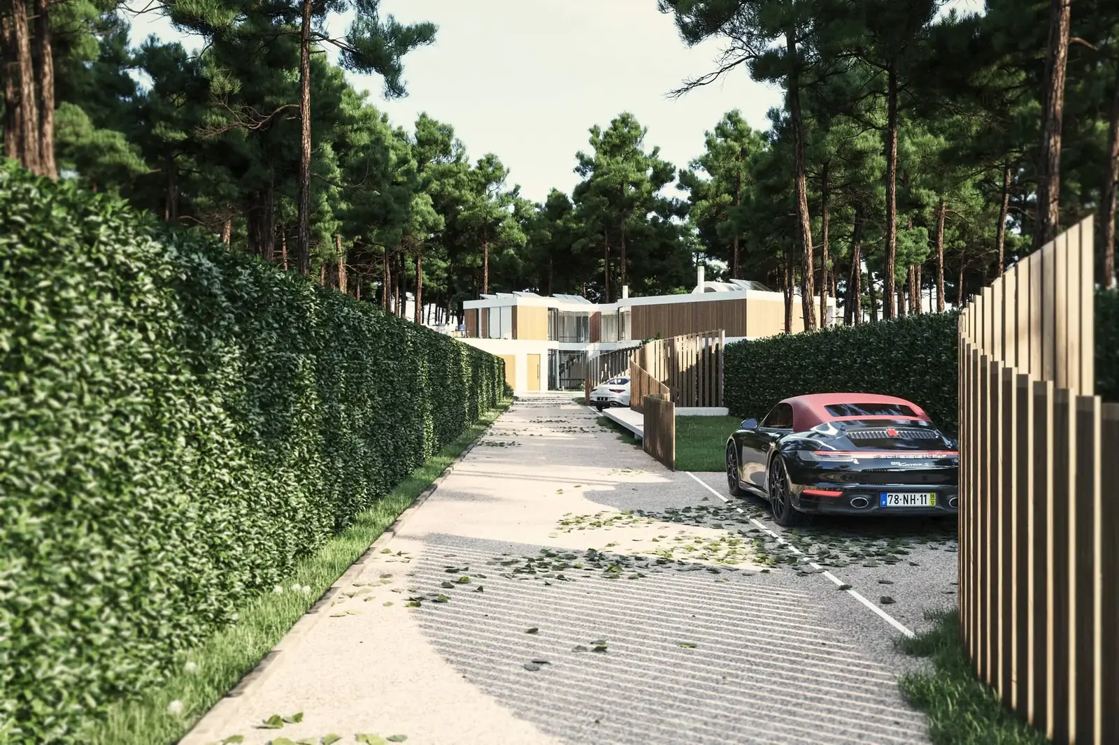 Aroeira Villa driveway approach