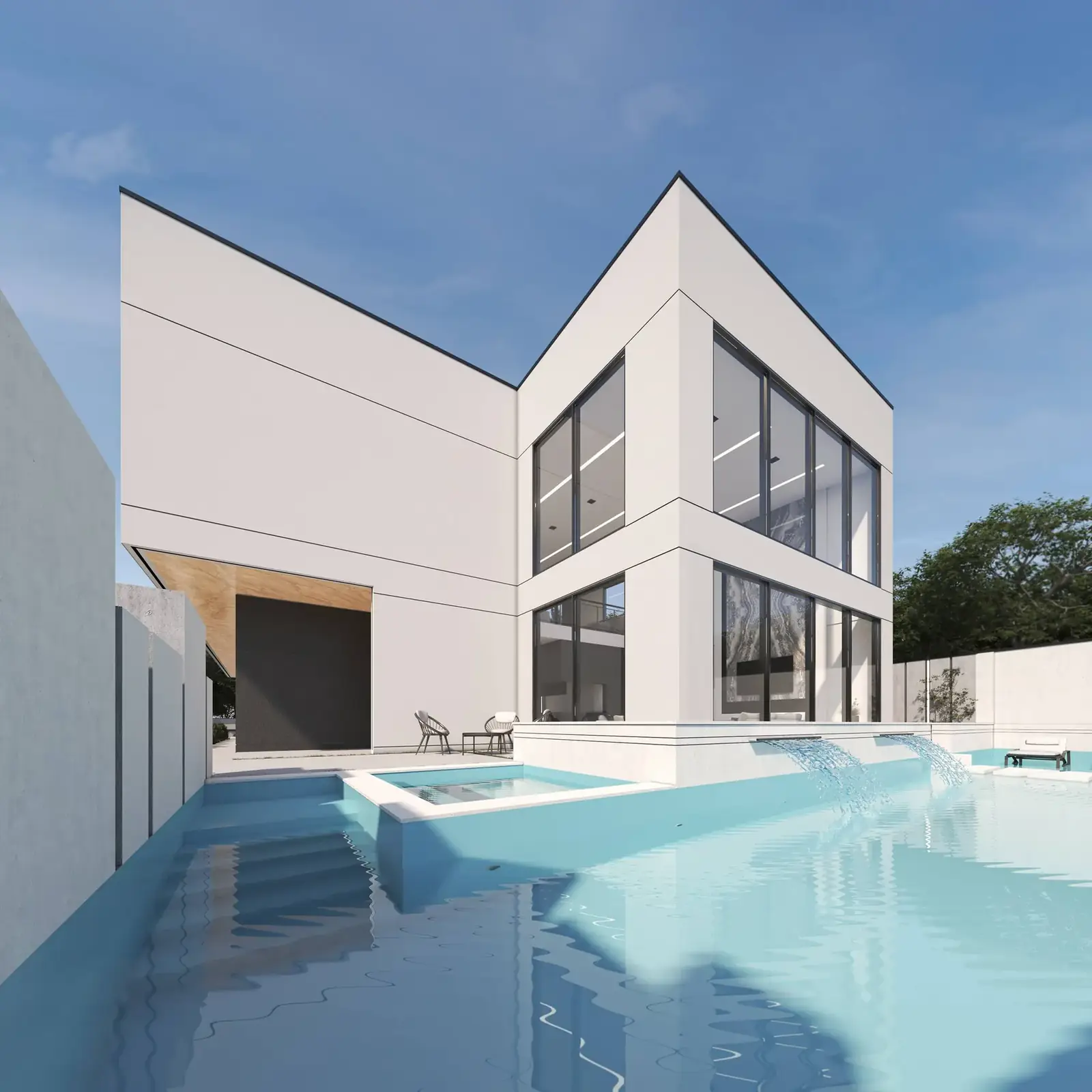 Narenj Villa pool view