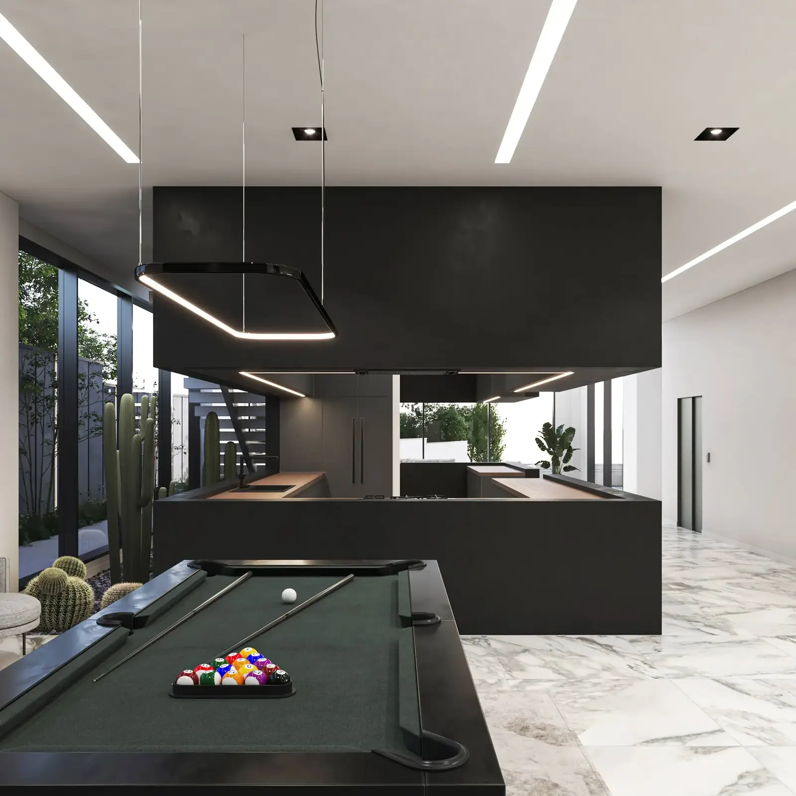 Narenj Villa games room