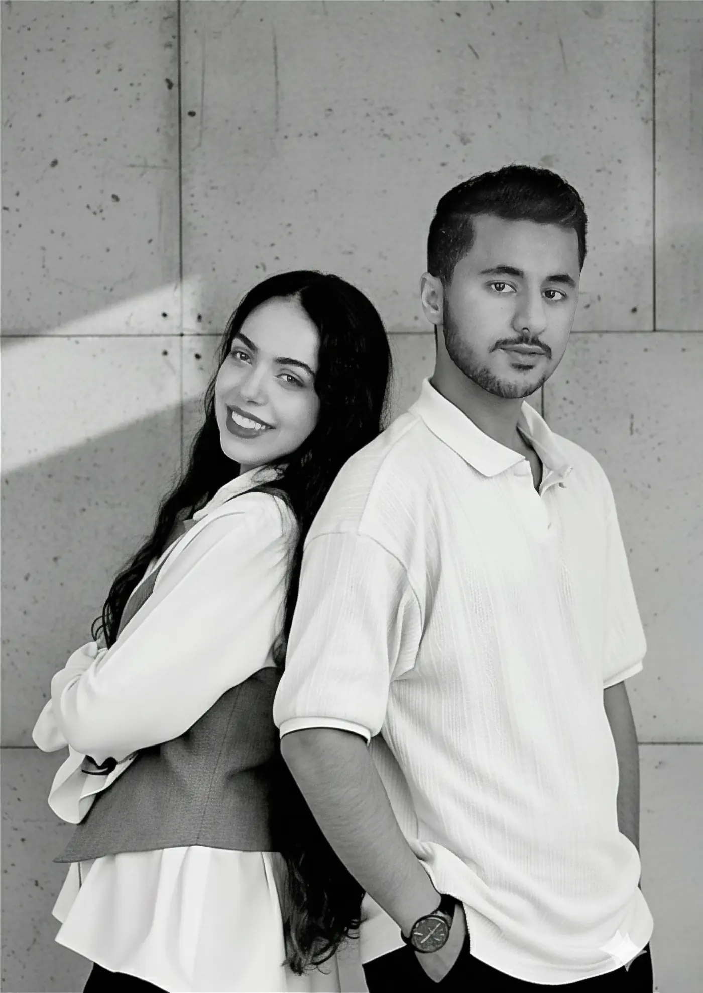Milad and Armita, founders of Armila Design Studio